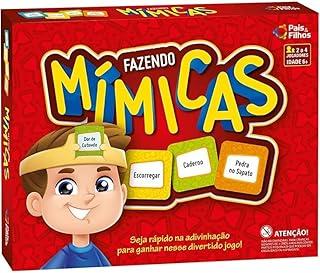 Jogo Fazendo Mímicas Pais & Filhos – 216 Peças, Educativo e Divertido para Família e Amigos – 2 a 4 Jogadores