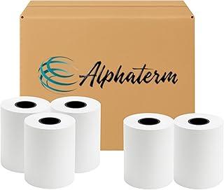 Bobina Térmica para Cupom Fiscal, 80x30mm, Branco, Caixa com 10 Unidades