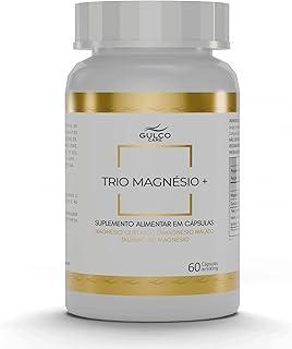 Trio Magnésio + - Quelato, Malato, Taurato, com Curcumina - 60 Cápsulas, Suplemento alimentar GULCO CARE