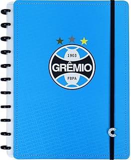 Caderno Inteligente, Grande, Gremio Imortal Azul, 215x280 mm, 80 Folhas