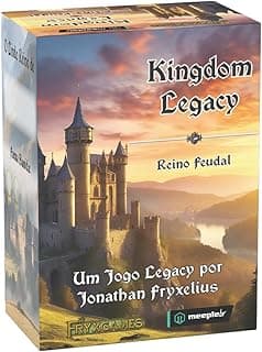 MeepleBR, Kingdom Legacy: Reino Feudal, Jogo de Cartas Família, 1 jogador com 10% de desconto por R$ 108,43 na amazon