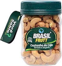 Brasil Frutt Castanha de Caju Torrada e Salgada pote 140g com 31.09% de desconto por R$ 19,90 na amazon