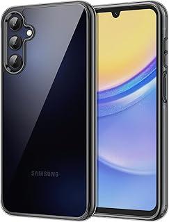 JETech Capa para Samsung Galaxy A15 5G / 4G 6,5 Polegadas, Case Protetora de Telefone à Prova de Choque Não-Amarelecimento, Capinha Parte Traseira PC Rígido Anti-Riscos (Preto)