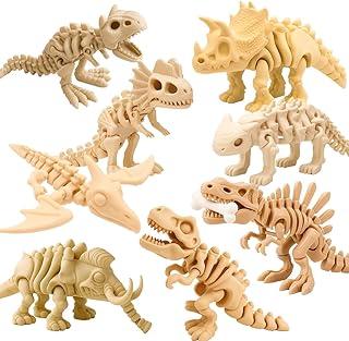 Dinossauros Articulados Toy Art, Miniaturas e Figuras Dino 3D Colecionáveis, Brinquedos, Peças Lúdicas Decorativas, Vários Modelos, Criaturas Pré-Históricas, Pterossauros (Coleção Completa)