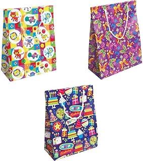 Sacola Para Presente Decorada Festas Md 27X21X10 (S) Pct Com 10 105816