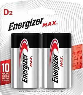 Pilha Alcalina D2 Grande Energizer Max Com 2 Unidades