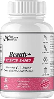 Beauty+ (Q 10, Biotina, Uva e Colágeno - Cabelo, Pele e Unhas 60 Cápsulas) Imperium Nutrition