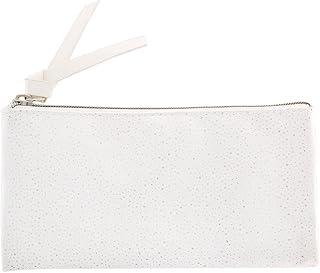 Plastcover - Estojo Moonlight Shine com Fita – Estojo de Tecido Branco com Zíper Plastcover- Referência ES020