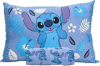 Jogo de Lençol 2 Peças Portallar Disney Stitch Blue Solteiro