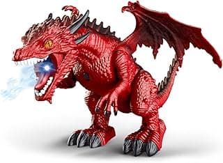 Replay Kids Dragão de Brinquedo Com Controle Anda Emite Som (Vermelho) com 59.11% de desconto por R$ 89,91 na amazon
