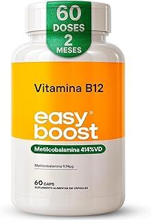Vitamina B12 Metilcobalamina Easy Boost 414% Vd 60 Cápsulas