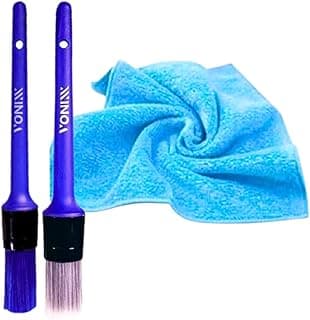 Pincel vonixx de limpeza detalhamento automotivo toalha Microfibra interno externo banco de couro limpar polimento lavagem com 10.02% de desconto por R$ 24,43 na amazon