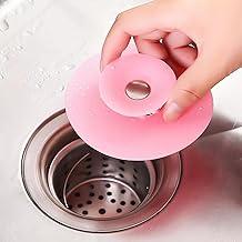 Tampa de Ralo com Válvula Sistema de Drenagem Higiene 10cm - Starfer (Rosa)