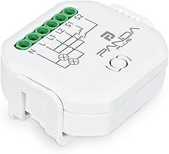 Interruptor Inteligente Mini Módulo Relé Wifi 2 Canais 10A Alexa Google App Tuya SmartLife Bivolt 2300W Automação Com Suporte Fixador Panda Plus - Branco 2 Canais