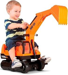 Trator Escavadeira Giant Escavator Até 50Kg, Roma Brinquedos, Multicor