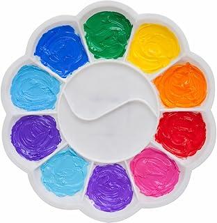 Paleta Godê de Pintura - Design Flor 12 Cavidades