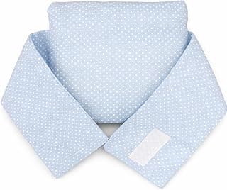 A Bolsa para Cólica com Cinto, Rosa com Poás, Algodão, Semente de Linhaça e Lavanda, Compressas Quente e Fria para Bebês (Azul)