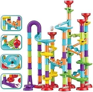 Pista Labirinto com Bolinhas de Gude, Blocos de Montar Infantil, 50/113 Peças, Brinquedo Educativo para Crianças 3+ Anos (113) com 10.02% de desconto por R$ 115,00 na amazon
