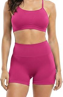 Conjunto Top e Short Velvette Microfibra Elástica Ultraleve Sem Costura Fitness Feminino DeMillus Adulto