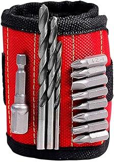 Pulseira Magnética Segura Prego e Parafuso [Vemelha]