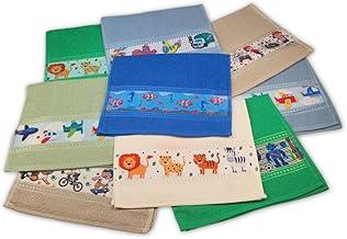 Kit 10 Toalhinhas Lavabo Infantil Escolar (Meninos)