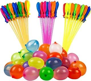 Kit 222 Bexigas de Água – Enchimento Rápido com 2 Adaptadores – Coloridas para Guerra de Balões, Festas Infantis, Piscina e Eventos ao Ar Livre