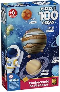Quebra-cabeça 100 peças Conhecendo os Planetas - Grow