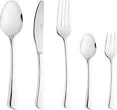 WOLFF - Faqueiro de Aço Inox Verona 20 Peças - Jogos de Talheres - Mesa Posta