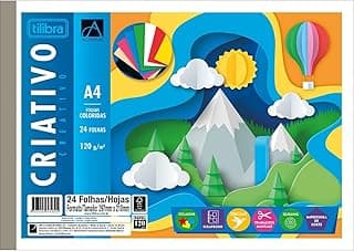 Tilibra - Caderno Colado Criativo Académie A4 120g/m² 24 Folhas - 297mm x 210mm