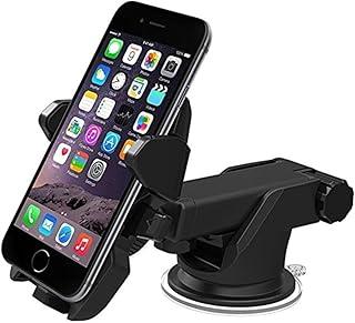 Suporte de Celular para Carro com Ventosa Forte – Trava Automática Antiqueda, Ajustável 360°, Para Painel e Vidro Ideal para Waze, GPS, Uber – Modelo Premium
