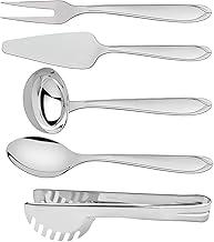 Jogo de Utensílios Tramontina Utility em Aço Inox Acabamento Brilho 5 Peças