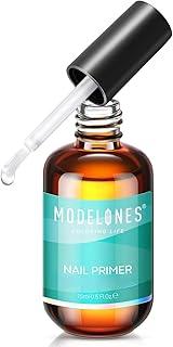 modelones Nail Primer, 15 ml Acid Free No Lift Bond Primer, Hema-Free Bonder for Gel Polish Nail Supplies Set
