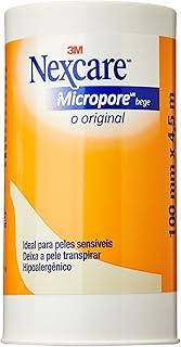 3M, Fita Micropore Nexcare, Bege - 100 mm x 4,5 m