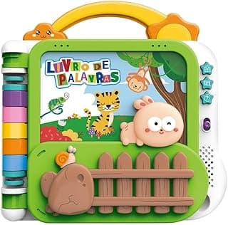 Livro Educativo Interativo de Palavras para Bebê Verde - Maxi Baby com 14.5% de desconto por R$ 111,06 na amazon