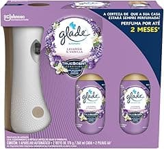 Glade Aromatizador de Ambiente Automático, Lavanda e Baunilha, 1 Aparelho e 2 Refis 260ml cada com 10.01% de desconto por R$ 75,09 na amazon