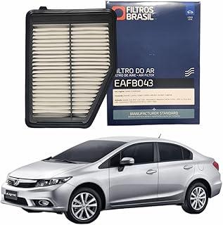 Filtro de Ar para Honda Civic 1.8 16V e 2.0 16V 2013-2016 Filtro Brasil