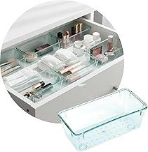 STYD Kit Organizador Modular para Gavetas em Acrílico Transparente, 6 Peças, Multifuncional, para Armários, Bancadas, Geladeiras, Banheiro e Escritório