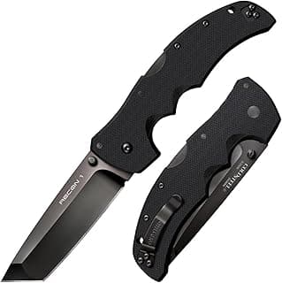 Canivete tática Cold Steel, série Recon, com aço CPM-S35VN premium, borda Tanto