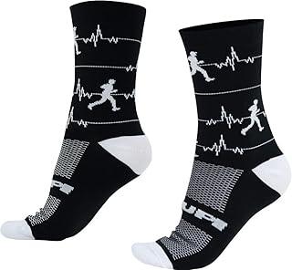 Meia Hupi Run Beats Preto - Lt para pés menores 34-38, Cor: Preto