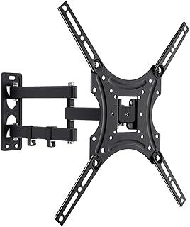 Suporte TV Articulado para 32-55 Polegadas | VESA 400x400 | Suporte de TV e Monitor Parede | Inclinação ±15° + Rotação 180° | Até 35kg | Compatível com SAMSUNG, LG, SONY​​