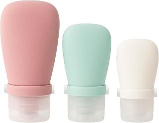 Kit Viagem Frascos Recarregáveis de Silicone Flexível Para Shampoo Condicionador Sabonete Creme Maquiagem e Cosméticos Aprovado ANAC