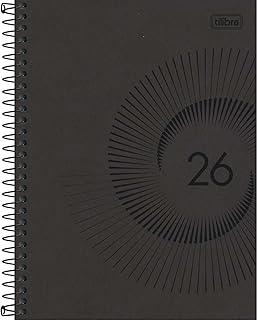 Tilibra - Planner Espiral 17,7 x 24 cm Prátika 2026 - Preta