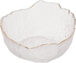 WOLFF - Bowl de Cristal Martelado com Borda Dourada Taj 720ml