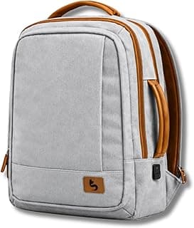 Mochila Executiva Premium para Notebook, Resistente à Água, Reforçada, Expansível com Cabo USB, Unissex, Mochila Para Viagem 30 litros BlidShop (Cinza)