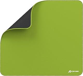 ATTACK SHARK Tapete de mouse para jogos CM02 para esportes rápidos, bordas costuradas à prova d'água e base de borracha antiderrapante tamanho G laminado 17,72" x 15,75" x 0,16" verde