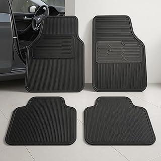 Jogo de Tapetes Automotivos Universais em Borracha, 4 Peças