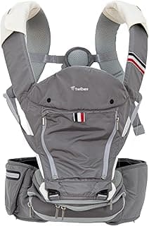 Canguru Confort Seat 4 em 1 Cinza Twibex Premium