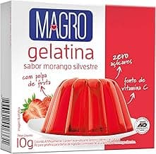 Lowcucar Gelatina Magro Com Sucralose Morango Silvestre com 19.61% de desconto por R$ 4,10 na amazon