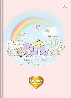 Caderno Colegial Ursinhos Carinhosos Animativa - Costurado, Capa Dura, 160 folhas, 90180