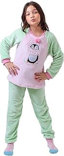 1 Pijama Infantil Inverno Menino(a) 1 a 10 anos Soft Fleece Super Quentinho, Peluciado